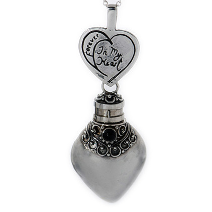 Pear Shaped Pendant with Gem Stone
